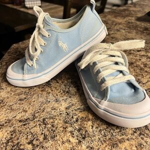Light Blue Ralph Lauren Kids Shoes